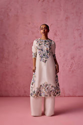 PRINTED KURTA WITH ORGANZA PANT